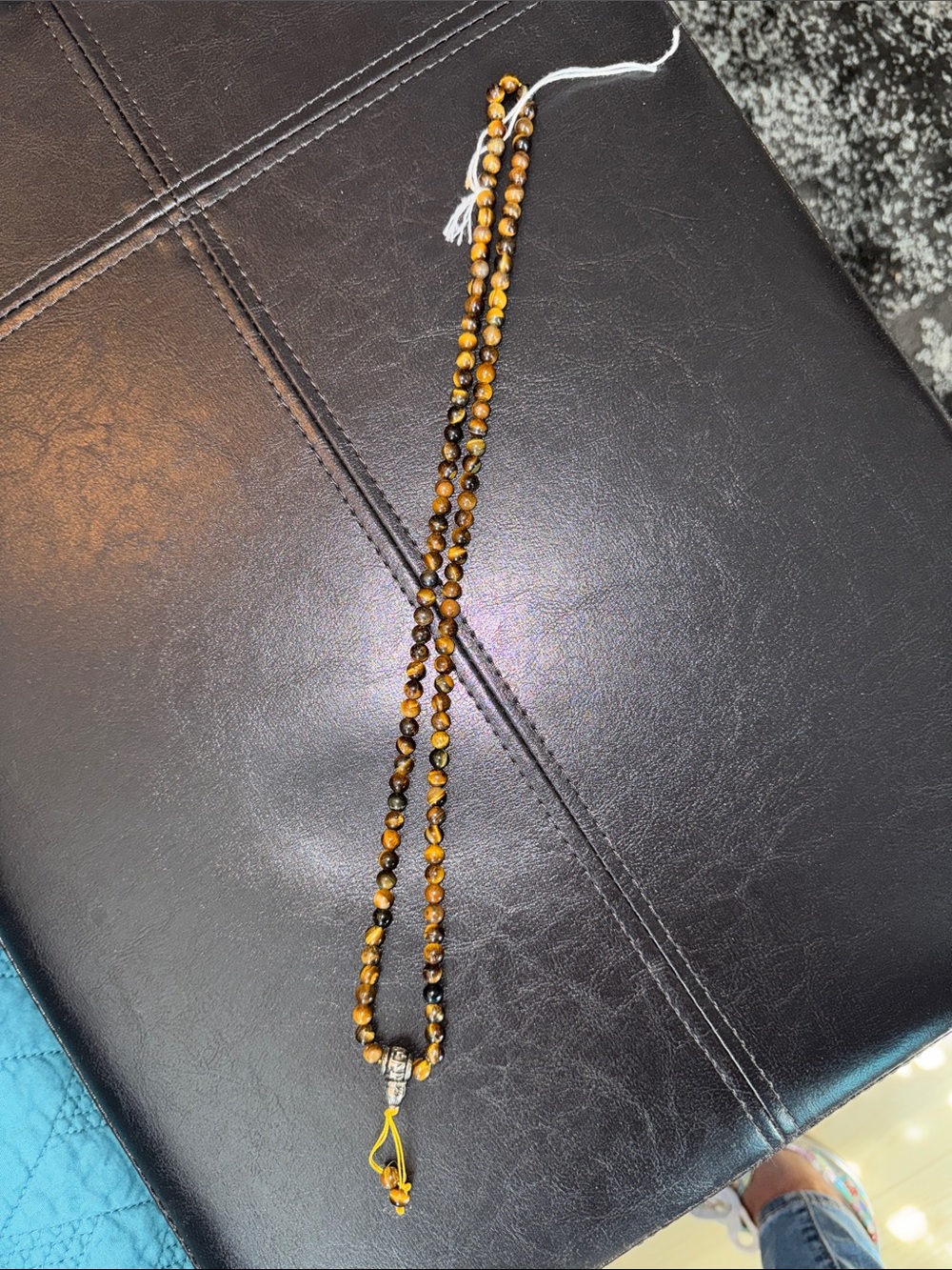 Tiger's Eye prayer beads